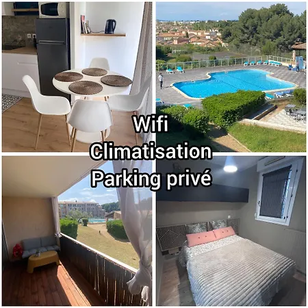 Apartamento Cosy Avec Piscine Climatise Wifi *
