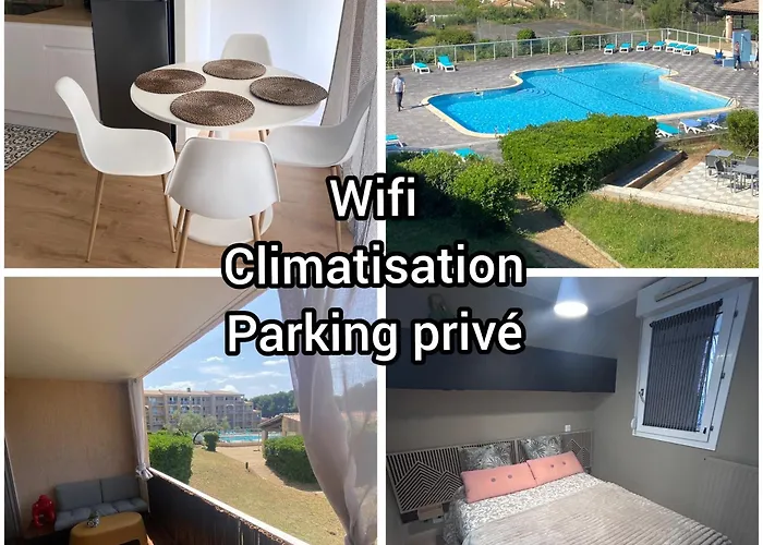 Apartament Cosy Avec Piscine Climatise Wifi *